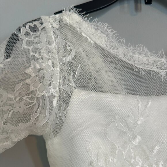 Girls Size 8/10 Dress & Belt Set - Antique White NWT - Picture 2 of 13